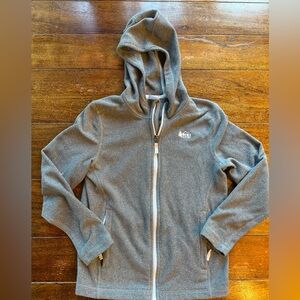 REI fleece hoodie.  Kids M (10-12)